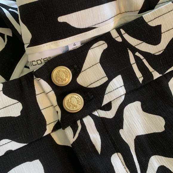 BRAND NEW WITH TAGS.  CHICOS wide leg pants - Picture 2 of 4